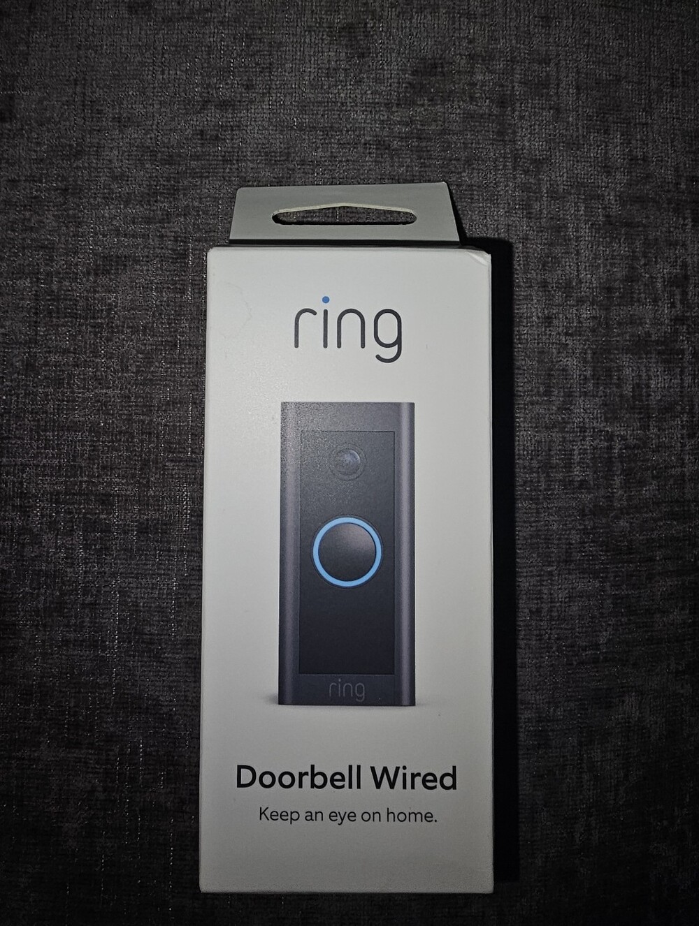 Ring Video Doorbell Wired 1080p WiFi Security Camera Black | Refurbished